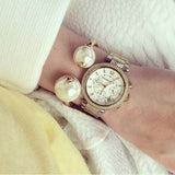 Michael Kors Parker White Dial Two Tone Steel Strap Watch for Women - MK5626 Authentic Buy Shop Now