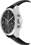 Tissot T Classic Chemin Des Tourelles Chronograph Black Dial Black Leather Strap Watch For Men - T099.427.16.058.00 Authentic Buy Shop Now