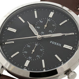 Fossil Townsman Chronograph Black Dial Brown Leather Strap Watch for Men - FS5280 Authentic Buy Shop Now