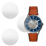 Fossil Forrester Luggage Automatic Skeleton Blue Dial Brown Leather Strap Watch for Men - ME3179 Authentic Buy Shop Now