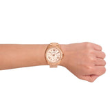 Fossil Cecile Rose Gold Dial Rose Gold Steel Strap Watch for Women - AM4483 Authentic Buy Shop Now