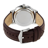 Fossil Neutra Minimalist Moonphase Silver Dial Brown Leather Strap Watch for Men - FS5905 Authentic Buy Shop Now