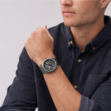 Fossil Bronson Automatic Skeleton Black Dial Grey Steel Strap Watch for Men - ME3255 Authentic Buy Shop Now