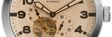 Fossil Pilot 54 Automatic Cream Dial Brown Leather Strap Watch for Men - ME3119 Authentic Buy Shop Now