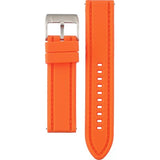 Fossil Bannon Chronograph Grey Dial Orange Silicone Strap Watch for Men - BQ2500 Authentic Buy Shop Now