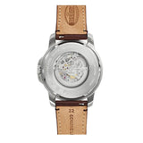 Fossil Townsman Automatic Chronograph White Dial Blue Leather Strap Watch for Men - ME3167 Authentic Buy Shop Now