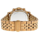 Fossil Boyfriend Chronograph Rose Gold Dial Rose Gold Steel Strap Watch for Women - ES3380 Authentic Buy Shop Now