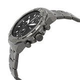 Fossil Bronson Chronograph Black Dial Grey Steel Strap Watch for Men - FS5852 Authentic Buy Shop Now