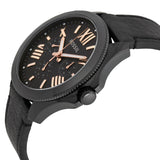 Fossil Cecile Multifunction Black Dial Black Leather Strap Watch for Men - AM4523 Authentic Buy Shop Now