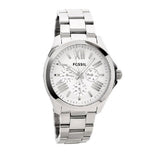 Fossil Cecile Multifunction Silver Dial Silver Steel Strap Watch for Women - AM4509 Authentic Buy Shop Now