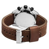 Fossil Retro Traveler Chronograph White Dial Brown Leather Strap Watch for Men - CH2886 Authentic Buy Shop Now