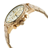 Fossil Dean Chronograph Champagne Dial Gold Steel Strap Watch for Men - FS4867 Authentic Buy Shop Now