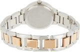 Fossil Virginia Rose Gold Dial Two Tone Steel Strap Watch for Women - ES3405 Authentic Buy Shop Now