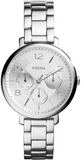 Fossil Jacqueline Silver Dial Silver Steel Strap Watch for Women - ES3664 Authentic Buy Shop Now