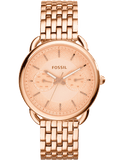Fossil Tailor Rose Gold Dial Rose Gold Stainless Steel Strap Watch for Women - ES3713 Authentic Buy Shop Now