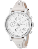Fossil Boyfriend White Dial Beige Leather Strap Watch for Women - ES3811 Authentic Buy Shop Now