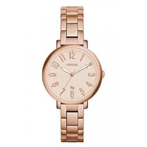 Fossil Jacqueline Rose Gold Dial Rose Gold Steel Strap Watch for Women - ES3970 Authentic Buy Shop Now