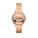 Fossil Jacqueline Analog Moonphase Mother of Pearl White Dial Rose Gold Steel Strap Watch for Women - ES5165 Authentic Buy Shop Now