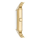 Fossil Raquel Three Hand Date White Dial Gold Steel Strap Watch For Women - ES5220 Authentic Buy Shop Now