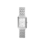 Fossil Raquel Three Hand Date White Dial Silver Steel Strap Watch for Women - ES5221 Authentic Buy Shop Now