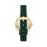 Fossil Jacqueline Multifunction Moonphase Mother of Pearl White Dial Green Leather Strap Watch for Women - ES5244 Authentic Buy Shop Now