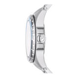 Fossil Blue Dive Three Hand Blue Dial Silver Steel Strap Watch For Women - ES5353 Authentic Buy Shop Now