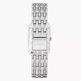 Fossil Raquel Three Hand Date White Dial Silver Steel Strap Watch for Women - ES5221 Authentic Buy Shop Now