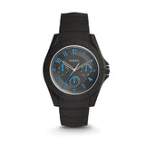 Fossil Popstastic Sport Black Dial Black Rubber Strap Watch for Men - FS5222 Authentic Buy Shop Now