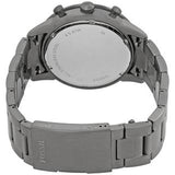 Fossil Townsman Chronograph Black Dial Silver Steel Strap Watch for Men - FS5349 Authentic Buy Shop Now