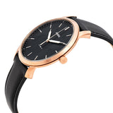 Fossil The Minimalist Black Dial Black Leather Strap Watch for Men - FS5376 Authentic Buy Shop Now