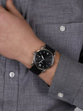 Fossil The Commuter Black Dial Black Leather Strap Watch for Men - FS5406 Authentic Buy Shop Now