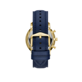 Fossil Neutra Chronograph Blue Dial Blue Leather Strap Watch for Men - FS5790 Authentic Buy Shop Now