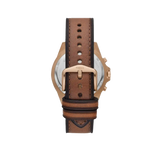 Fossil Garrett Chronograph Brown Dial Brown Leather Strap Watch for Men - FS5867 Authentic Buy Shop Now