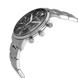 Fossil Goodwin Chronograph Black Dial Silver Steel Strap Watch for Men - FS5412 Authentic Buy Shop Now