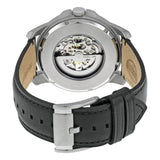 Fossil Grant Automatic Skeleton White Dial Black Leather Strap Watch for Men - ME3101 Authentic Buy Shop Now