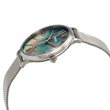 Fossil Jacqueline Mother of Pearl Blue Dial Silver Mesh Strap Watch for Women - ES4322 Authentic Buy Shop Now
