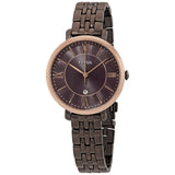 Fossil Jacqueline Brown Dial Brown Steel Strap Watch for Women - ES4275 Authentic Buy Shop Now