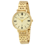 Fossil Jacqueline White Dial Gold Steel Strap Watch for Women - ES3434 Authentic Buy Shop Now