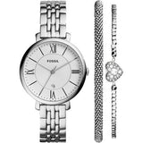 Fossil Jacqueline White Dial Silver Steel Strap Watch for Women - ES3920 Authentic Buy Shop Now