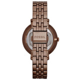 Fossil Jacqueline Brown Dial Brown Steel Strap Watch for Women - ES4275 Authentic Buy Shop Now
