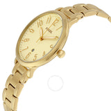 Fossil Jacqueline Gold Dial Gold Steel Strap Watch for Women - ES3971 Authentic Buy Shop Now