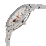 Fossil Jacqueline Multifunction Moonphase White Dial Silver Steel Strap Watch for Women - ES5164 Authentic Buy Shop Now