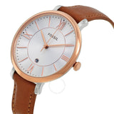 Fossil Jacqueline White Dial Brown Leather Strap Watch for Women - ES3842 Authentic Buy Shop Now