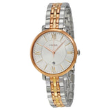 Fossil Jacqueline White Dial Two Tone Steel Strap Watch for Women - ES3844 Authentic Buy Shop Now