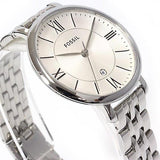 Fossil Jacqueline White Dial Silver Steel Strap Watch for Women - ES3433 Authentic Buy Shop Now