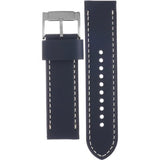 Fossil Nate Chronograph White Dial Blue Leather Strap Watch for Men - JR1480 Authentic Buy Shop Now
