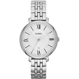 Fossil Jacqueline White Dial Silver Steel Strap Watch for Women - ES3433 Authentic Buy Shop Now
