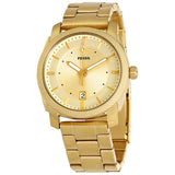 Fossil Machine Gold Dial Gold Steel Strap Watch for Men - FS5264 Authentic Buy Shop Now