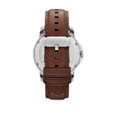 Fossil Grant Twist Multi-Function White Dial Brown Leather Strap Watch for Men - ME1144 Authentic Buy Shop Now