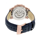 Fossil Grant Automatic Blue Dial Blue Leather Strap Watch for Men - ME3029 Authentic Buy Shop Now